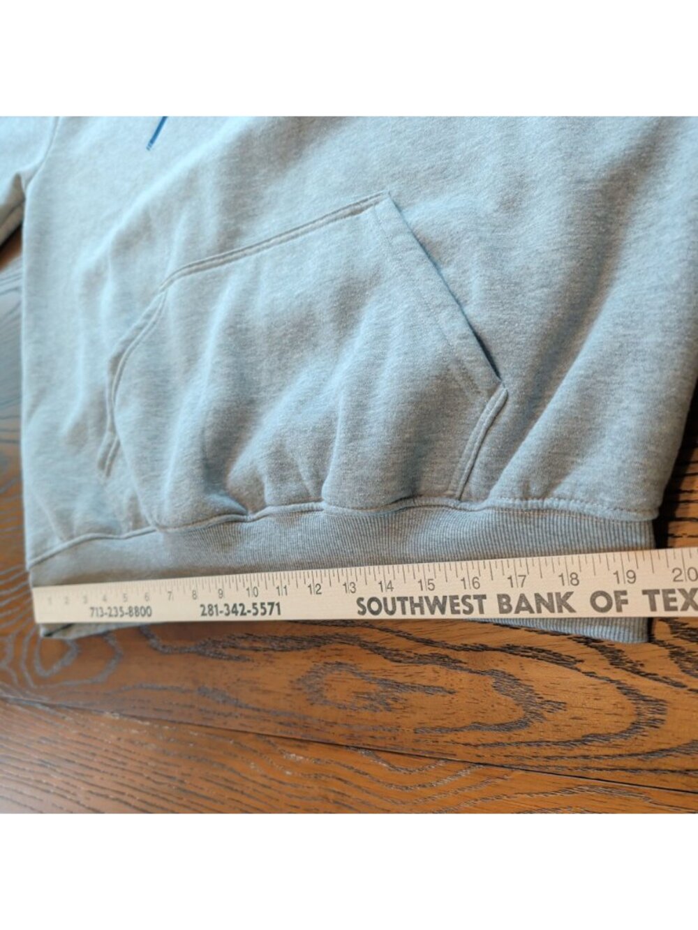 Epic Sports Lacrosse Sweatshirt Mens XL Gray Cougar Graphic Kangaroo Pocket Crew - Picture 13 of 16